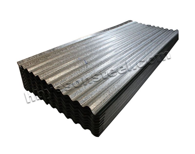 Galvanized steel roofing