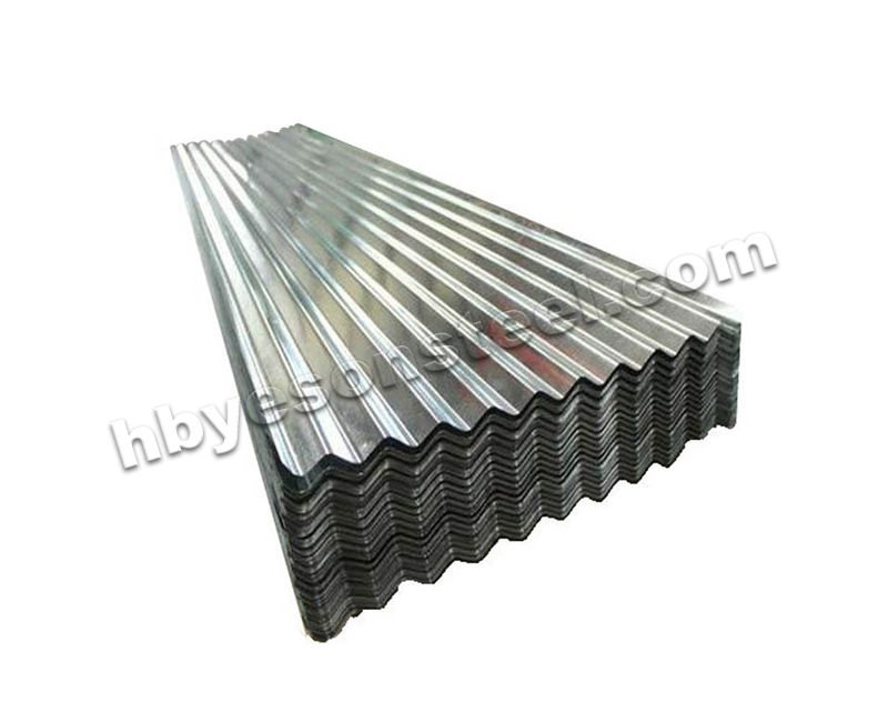 Galvanized steel roofing sheets