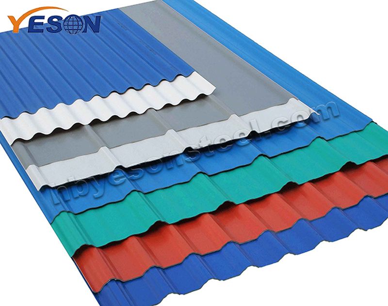 Color corrugated roof  steel sheet 