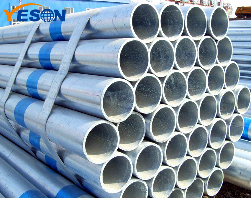 Application range and performance characteristics of galvanized round pipe